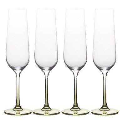 Mikasa Gianna Ombre 4 pc Champagne Flutes Set