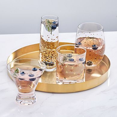 Mikasa Party 4-pc. 9.5-oz. Stemless Flute Set