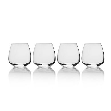 Mikasa Melody 4-pc. 15-oz. Stemless Double Old Fashioned Glass Set