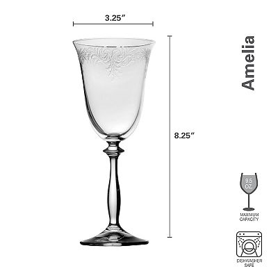 Mikasa Amelia 4 pc White Wine Glasses Set