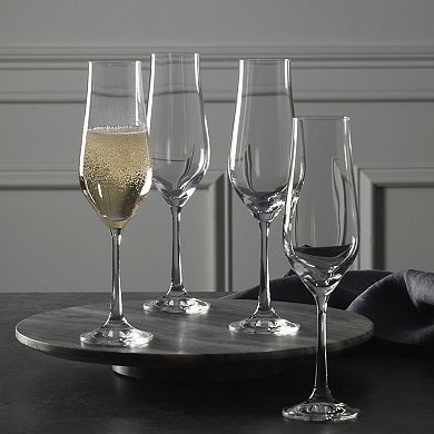 Mikasa Grace 4 pc Champagne Flutes Set
