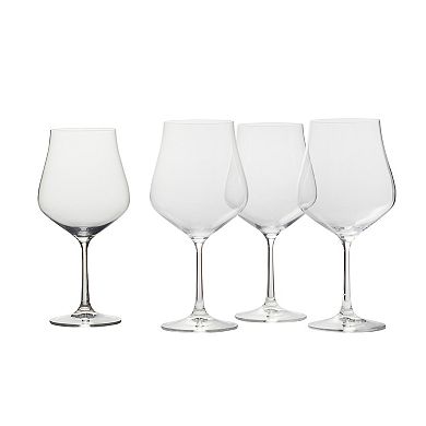 Mikasa Grace 4 pc Red Wine Glasses Set