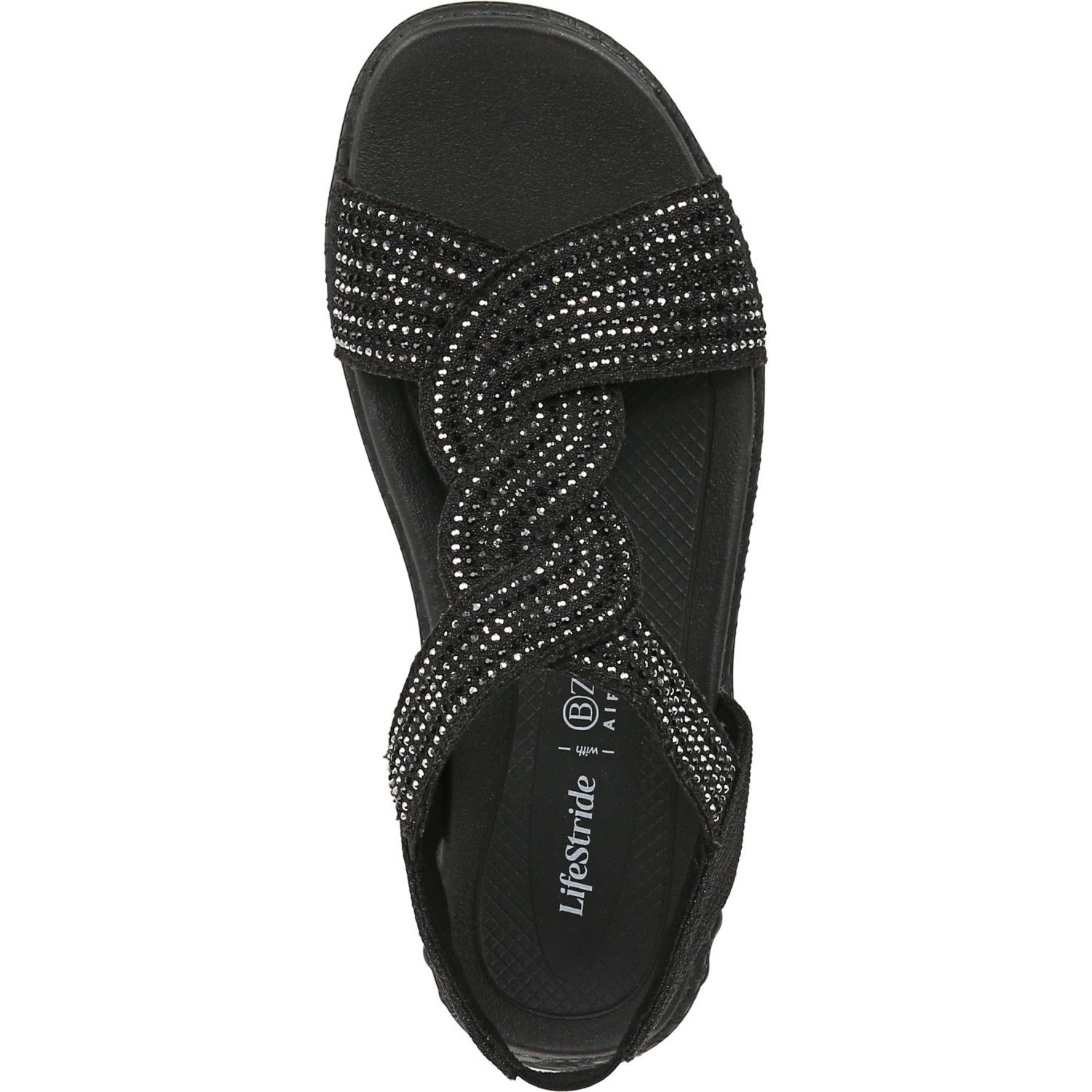 LifeStride Royaltybling Sandal in Gray | Lyst