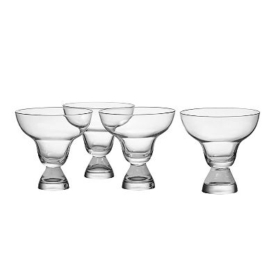 Mikasa Craft 4 pc Stemless Margarita Glasses Set