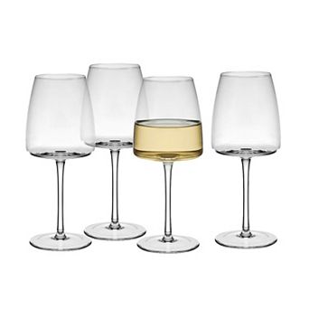 Mikasa Cora 4 pc White Wine Glasses Set