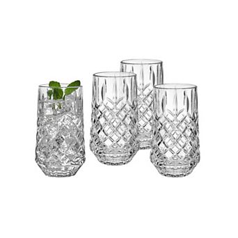 Mikasa Wesley 4 pc Highball Glasses Set