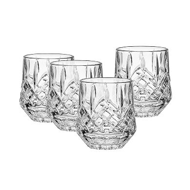 Mikasa Wesley 4 pc Double Old Fashioned Glasses Set