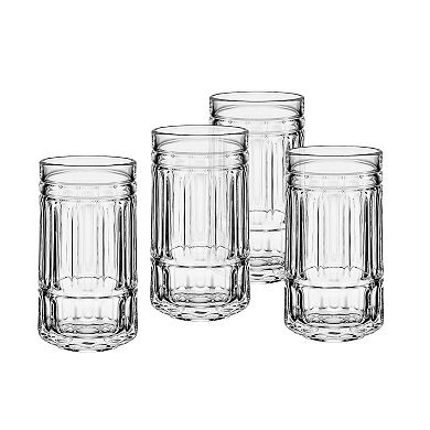 Mikasa Lawrence 4 pc Highball Glasses Set