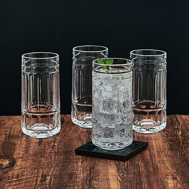 Mikasa Lawrence 4 pc Highball Glasses Set