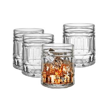 Mikasa Lawrence 4 pc Double Old Fashioned Glasses, Set