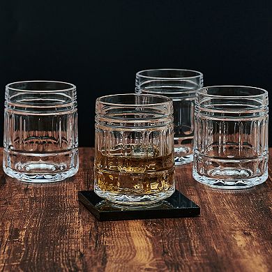 Mikasa Lawrence 4 pc Double Old Fashioned Glasses, Set