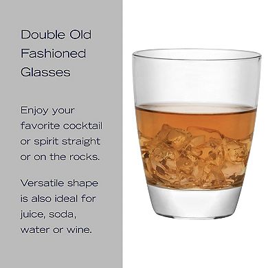 Mikasa Napoli 4-pc. 11.8-oz. Double Old Fashioned Glass Set