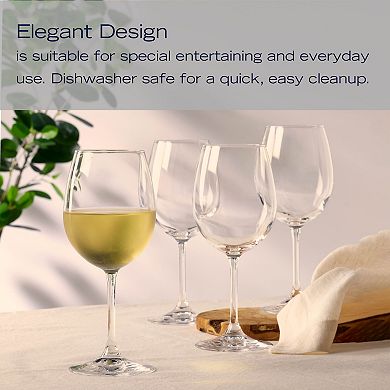 Mikasa Napoli 4-pc. 16.6-oz. Wine Glass Set