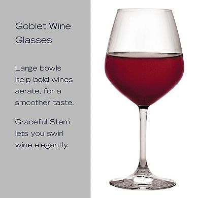 Mikasa Napoli 4-pc. 18-oz. Goblet Set