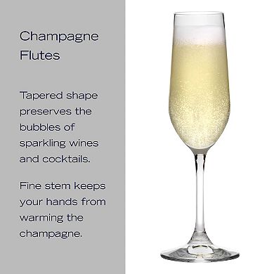 Mikasa Napoli 4-pc. 7-oz. Flute Set