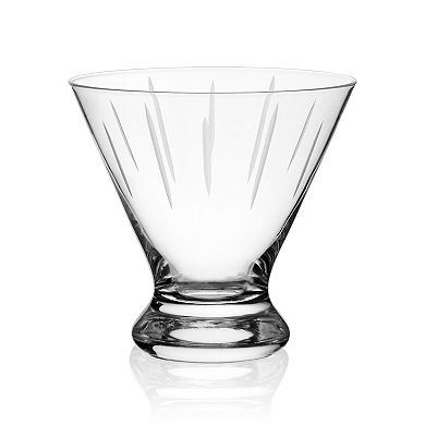 Mikasa Cheers 4 pc Stemless Martini Glasses Set