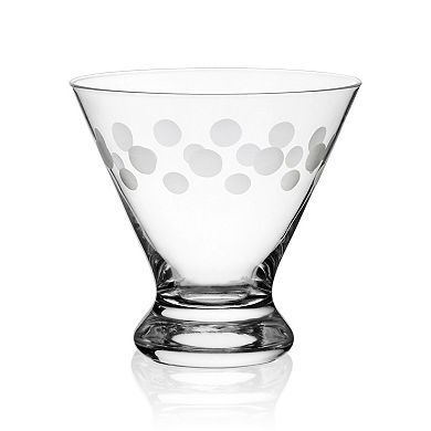 Mikasa Cheers 4 pc Stemless Martini Glasses Set