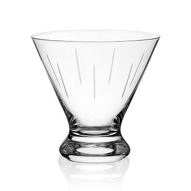 Mikasa Cheers 4 pc Stemless Martini Glasses Set