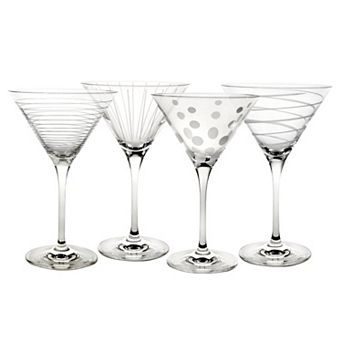 Mikasa Cheers 4 pc 10-oz. Martini Glass Set