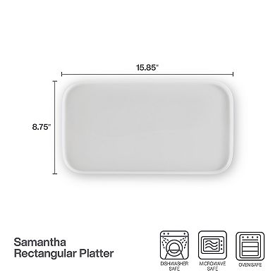 Mikasa Samantha Rectangular Platter