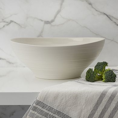 Mikasa Swirl White Vegetable Bowl