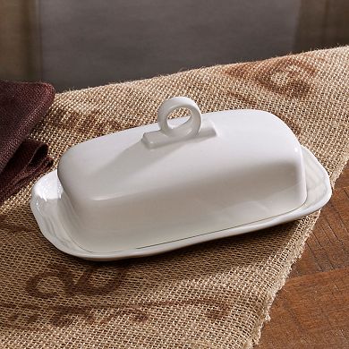 Mikasa French Countryside Covered Butter Dish