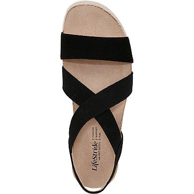 LifeStride Breeze Women's Strappy Wedge Sandals