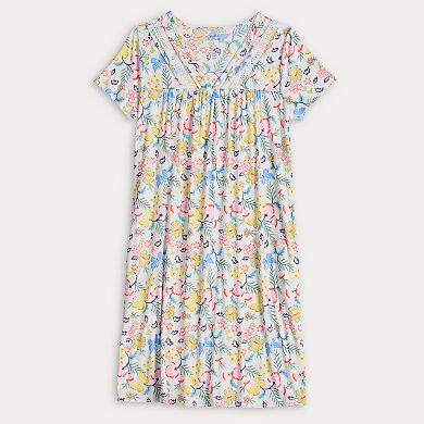 Women's Croft & Barrow® Short Sleeve Sleep Gown