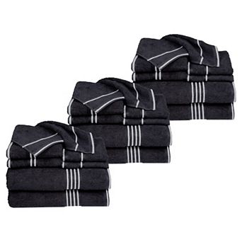 Lavish Home 24 pc Cotton Towel Set