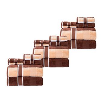 Lavish Home 18 pc Cotton Towel Set