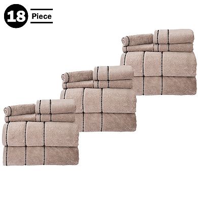 Lavish Home 18-pc. Absorbent Cotton Towel Set