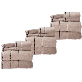 Lavish Home 18 pc Absorbent Cotton Towel Set
