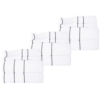 Lavish Home 18 pc Absorbent Cotton Towel Set