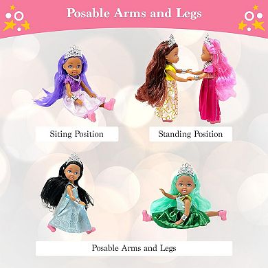 The New York Doll Collection 5.5 Inch Princess Dolls