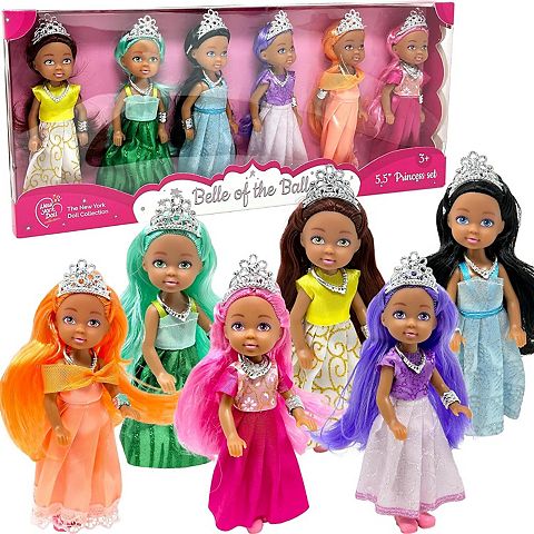 Детские куклы The New York Doll Collection 5.5 Inch Princess Dolls