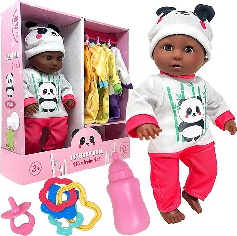 Детские куклы The New York Doll Collection Soft Body Baby Doll With Accessories & 4 Sets Of Animal Outfits