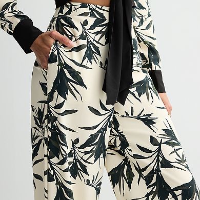 Women's bebe Palm High-Rise Palazzo Pants