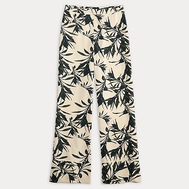 Women's bebe Palm High-Rise Palazzo Pants