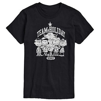 Men's Peanuts Team Holiday Spirit Graphic Tee