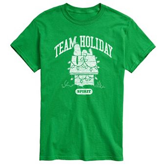 Men's Peanuts Team Holiday Spirit Graphic Tee