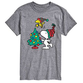 Men's Peanuts Snoopy & Woodstock Tree Graphic Tee