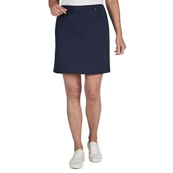 Hearts Of Palm Women's Essentials Tech Stretch Pull On Skort With Elastic Waistband