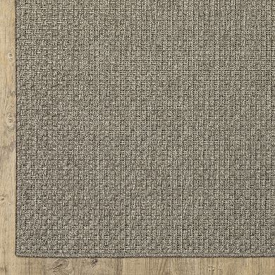 StyleHaven Celeste Solid Grey/Light Grey Indoor/Outdoor Area or Throw Rug