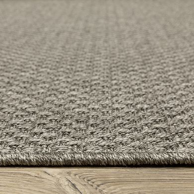 StyleHaven Celeste Solid Grey/Light Grey Indoor/Outdoor Area or Throw Rug