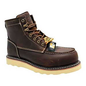 Lugz Monterey Men's Steel Toe Lace-Up Work Boots