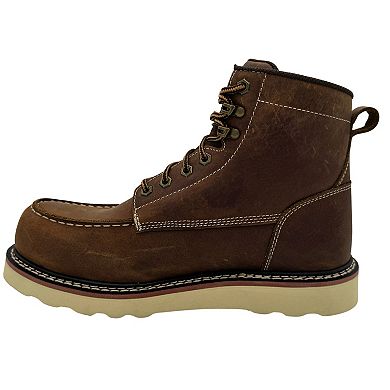 AdTec Rancho Crazy Horse Men's Leather Work Boots