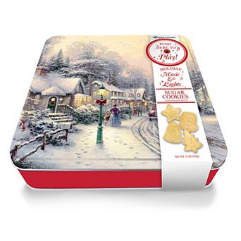 Original Gourmet Thomas Kinkade Sugar Cookies & Music & Light Cookie Tin