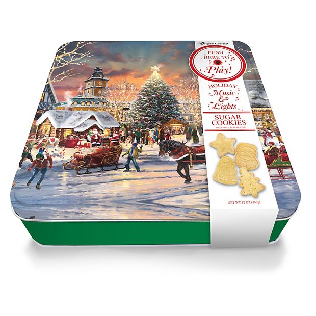 Original Gourmet Thomas Kinkade Sugar Cookies & Music & Light