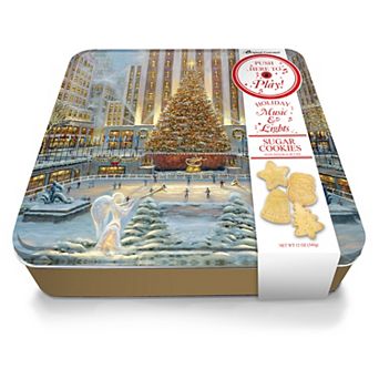 Original Gourmet Holidays in New York Sugar Cookies & Music & Light Cookie Tin