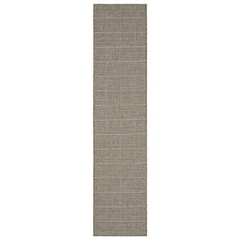StyleHaven Celeste Gridwork Gray/Light Gray Indoor/Outdoor Area or Throw Rug